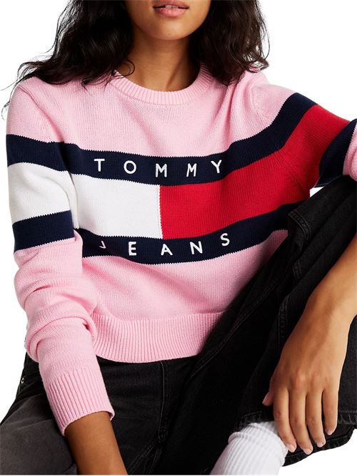 Maglioncino con bandiera Tommy Jeans Tommy Jeans | DW0DW19335TPF